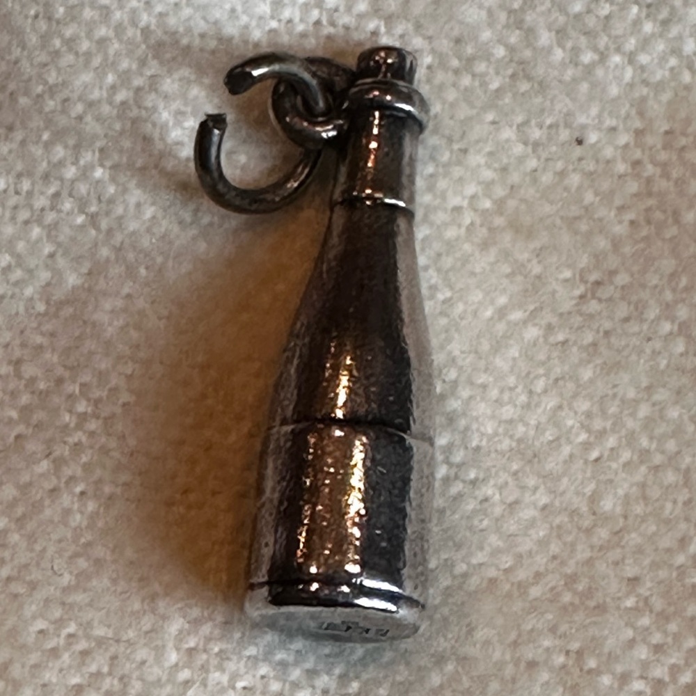 James Avery Wine Champagne Bottle Charm